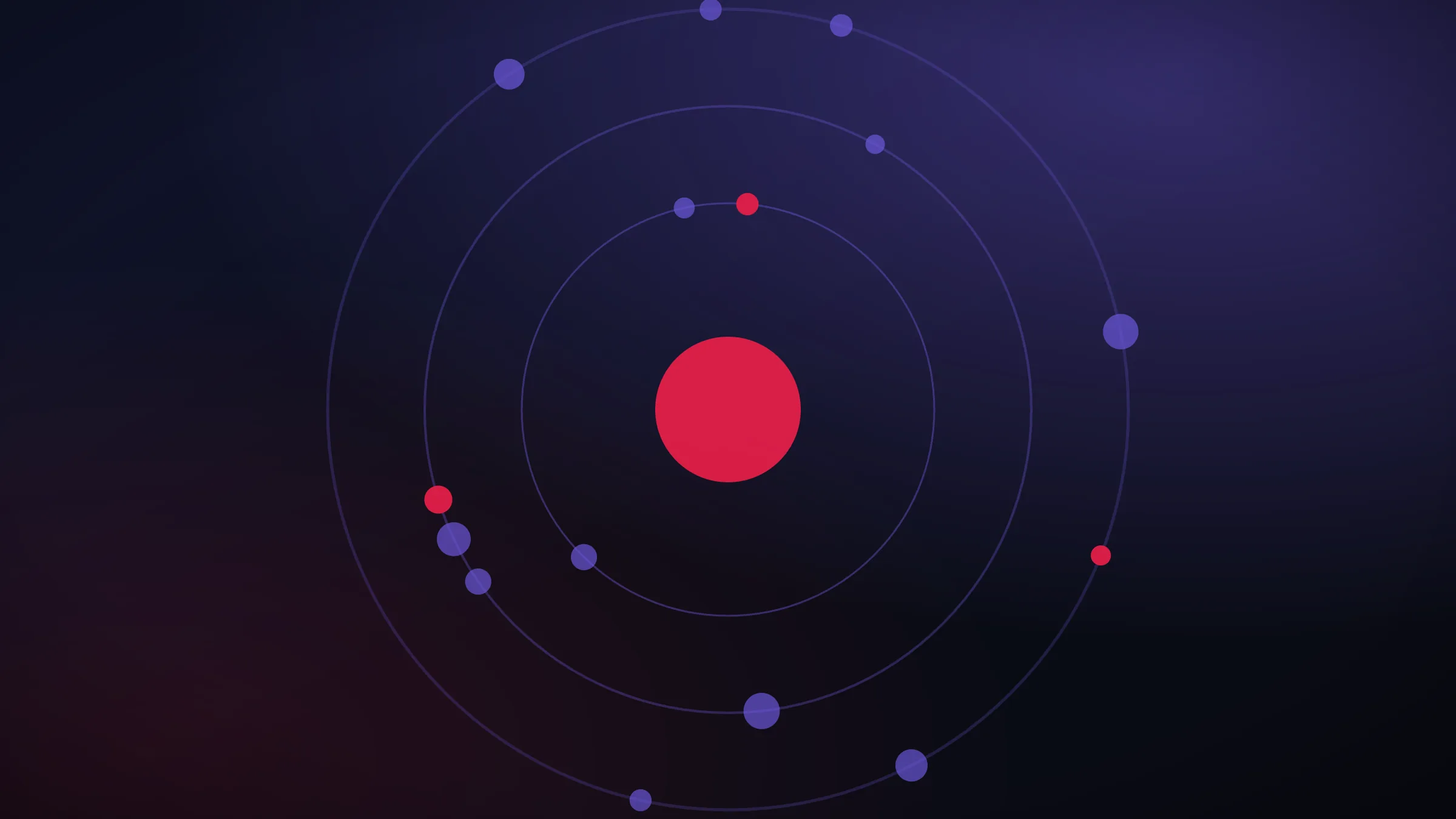 Abstract concentric orbits with nodes